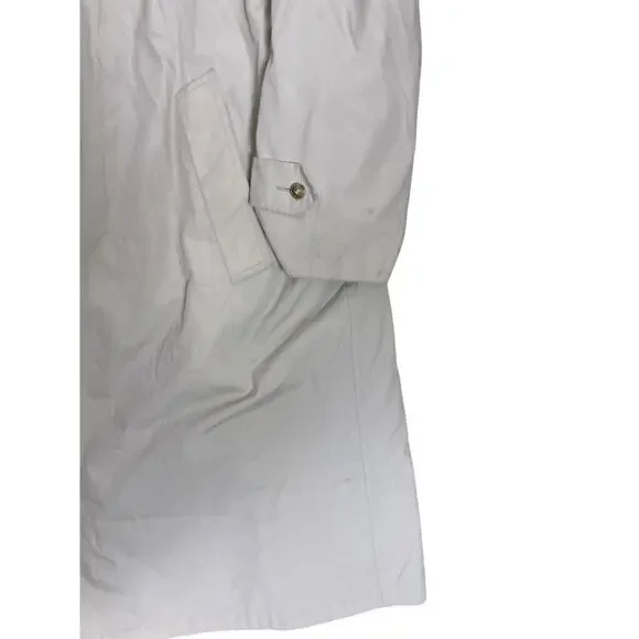 Vintage Kuppenheimer Fur Lined Trench Chore Coat Beige Men’s 44/Large Tall - Picture 3 of 9